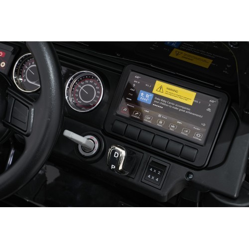 Elektromobilis Jeep Wrangler Rubicon LIFT, juodas