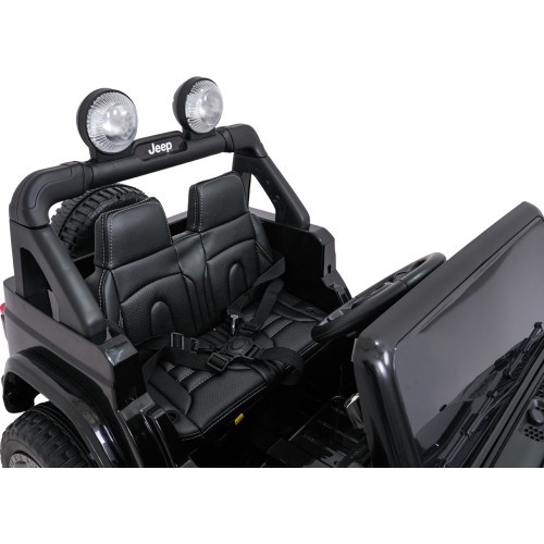 Elektromobilis Jeep Wrangler Rubicon LIFT, juodas