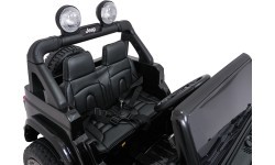 Электромобиль Jeep Wrangler Rubicon LIFT, черный