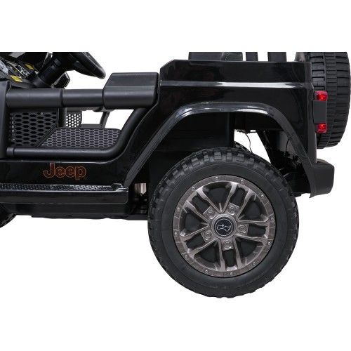 Elektromobilis Jeep Wrangler Rubicon LIFT, juodas