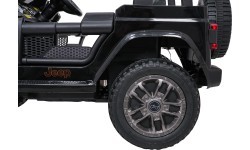 Электромобиль Jeep Wrangler Rubicon LIFT, черный