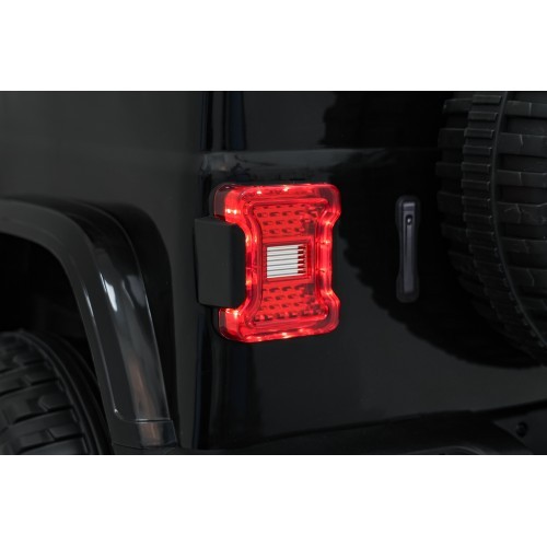 Elektromobilis Jeep Wrangler Rubicon LIFT, juodas