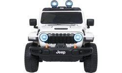 Elektromobilis Jeep Wrangler Rubicon LIFT, baltas