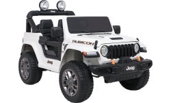 Электромобиль Jeep Wrangler Rubicon LIFT, белый