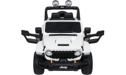 Elektromobilis Jeep Wrangler Rubicon LIFT, baltas