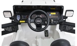 Электромобиль Jeep Wrangler Rubicon LIFT, белый