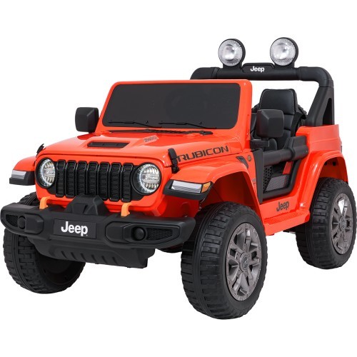Elektromobilis Jeep Wrangler Rubicon LIFT, oranžinis
