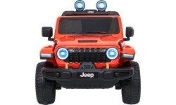 Электромобиль Jeep Wrangler Rubicon LIFT, оранжевый