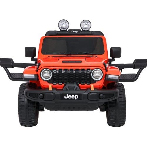 Электромобиль Jeep Wrangler Rubicon LIFT, оранжевый