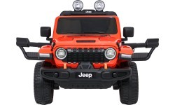 Электромобиль Jeep Wrangler Rubicon LIFT, оранжевый