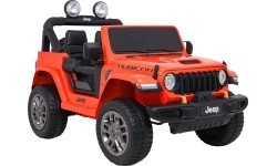 Elektromobilis Jeep Wrangler Rubicon LIFT, oranžinis
