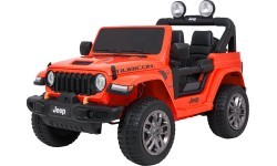 Электромобиль Jeep Wrangler Rubicon LIFT, оранжевый