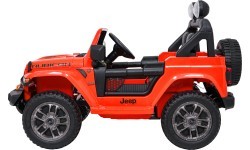 Электромобиль Jeep Wrangler Rubicon LIFT, оранжевый