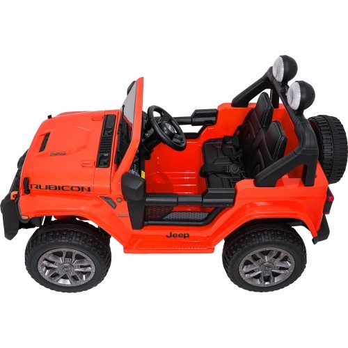Elektromobilis Jeep Wrangler Rubicon LIFT, oranžinis