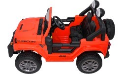 Электромобиль Jeep Wrangler Rubicon LIFT, оранжевый