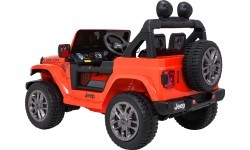 Elektromobilis Jeep Wrangler Rubicon LIFT, oranžinis