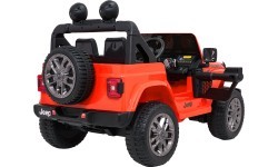 Elektromobilis Jeep Wrangler Rubicon LIFT, oranžinis