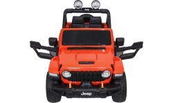 Электромобиль Jeep Wrangler Rubicon LIFT, оранжевый