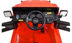 Elektromobilis Jeep Wrangler Rubicon LIFT, oranžinis