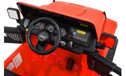 Elektromobilis Jeep Wrangler Rubicon LIFT, oranžinis