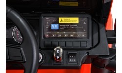 Elektromobilis Jeep Wrangler Rubicon LIFT, oranžinis