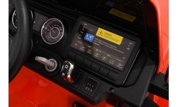 Elektromobilis Jeep Wrangler Rubicon LIFT, oranžinis