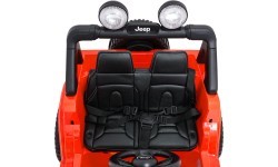 Электромобиль Jeep Wrangler Rubicon LIFT, оранжевый