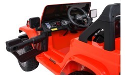 Elektromobilis Jeep Wrangler Rubicon LIFT, oranžinis