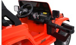 Elektromobilis Jeep Wrangler Rubicon LIFT, oranžinis