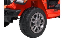 Электромобиль Jeep Wrangler Rubicon LIFT, оранжевый