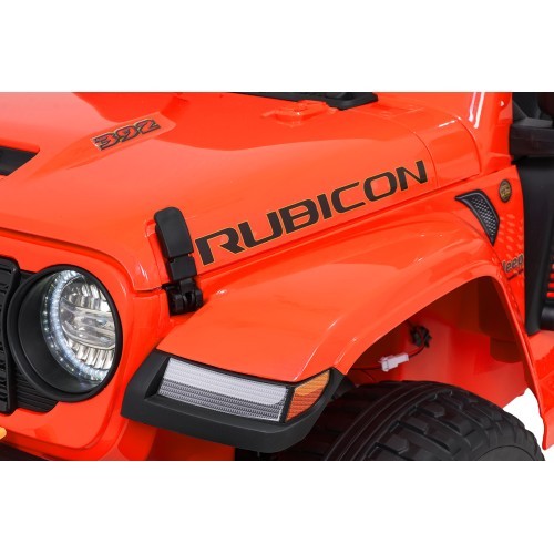 Elektromobilis Jeep Wrangler Rubicon LIFT, oranžinis