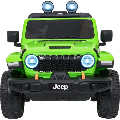 Электромобиль Jeep Wrangler Rubicon LIFT, зелёный