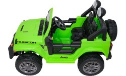 Электромобиль Jeep Wrangler Rubicon LIFT, зелёный