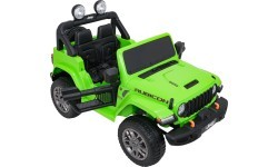 Электромобиль Jeep Wrangler Rubicon LIFT, зелёный