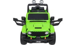 Электромобиль Jeep Wrangler Rubicon LIFT, зелёный