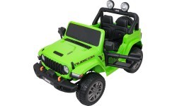 Jeep Wrangler Rubicon LIFT elektromobilis, žalias
