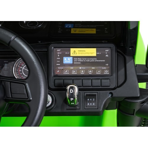 Jeep Wrangler Rubicon LIFT elektromobilis, žalias