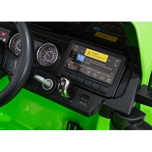Jeep Wrangler Rubicon LIFT elektromobilis, žalias