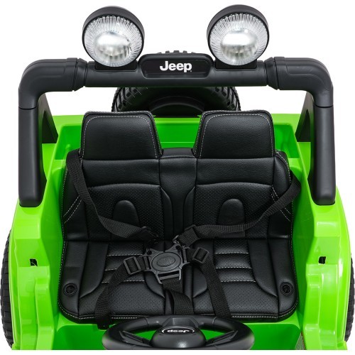 Электромобиль Jeep Wrangler Rubicon LIFT, зелёный