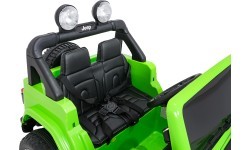 Электромобиль Jeep Wrangler Rubicon LIFT, зелёный