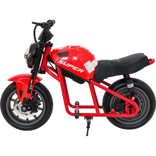 Электромотоцикл SUPERMOTO, красный