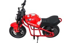 Elektrinis motociklas SUPERMOTO, raudonas