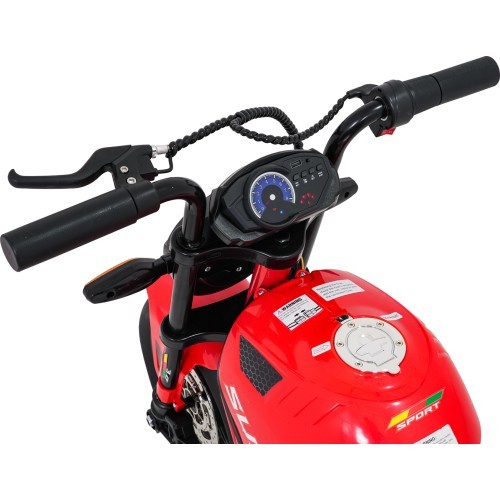 Vehicle Motorcycle SUPERMOTO Red