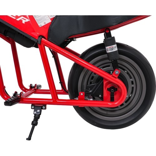 Elektrinis motociklas SUPERMOTO, raudonas