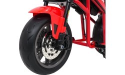 Электромотоцикл SUPERMOTO, красный