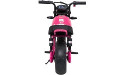 Elektrinis motociklas SUPERMOTO, rožinis