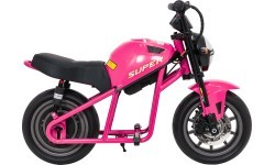 Электрический мотоцикл SUPERMOTO, розовый