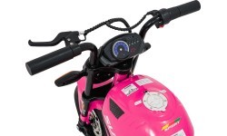 Elektrinis motociklas SUPERMOTO, rožinis