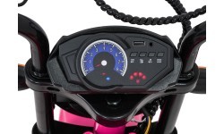 Электрический мотоцикл SUPERMOTO, розовый