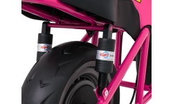 Elektrinis motociklas SUPERMOTO, rožinis